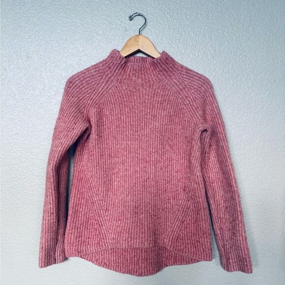 Madewell Thick Cozy Salmon Pink Sweater Top XS - Picture 2 of 4